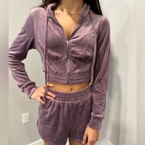 Track suit short set